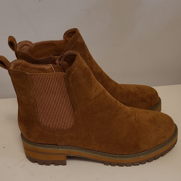 Unilady Shoes - Brown Ankle Boots for Women